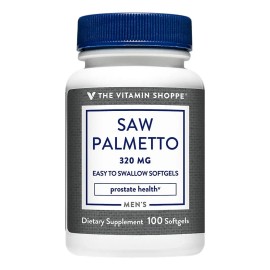 The Vitamin Shoppe Saw Palmetto Extracto 320 100 Softgels