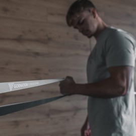 GORNATION Resistance Bands Set - Resistance Bands for Fitness, Calisthenics, Strength Training & Home Gym - Set of 3 Including Door Anchor and Bag