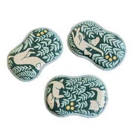 RE:usable Sponges (Set of 3) - Nuthatch Dog Park - Color: Navy