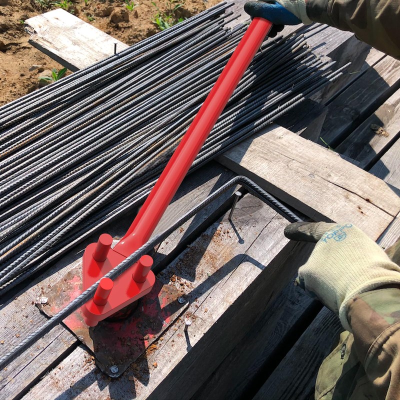 Manual Rebar Bender for 5/8" Bars - Hand Operated Metal