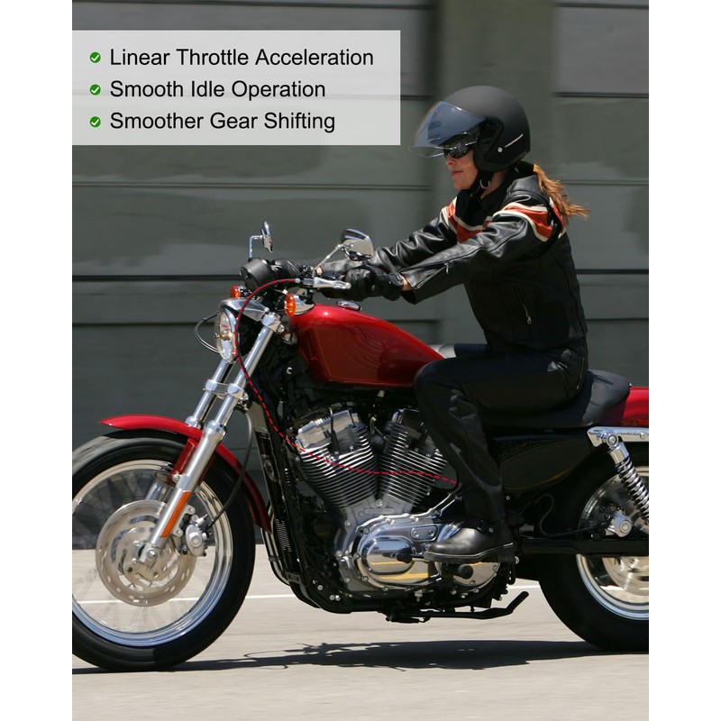 42in Throttle Idle Cable Set Replace 56579-02A Fit for Harley-Davidson