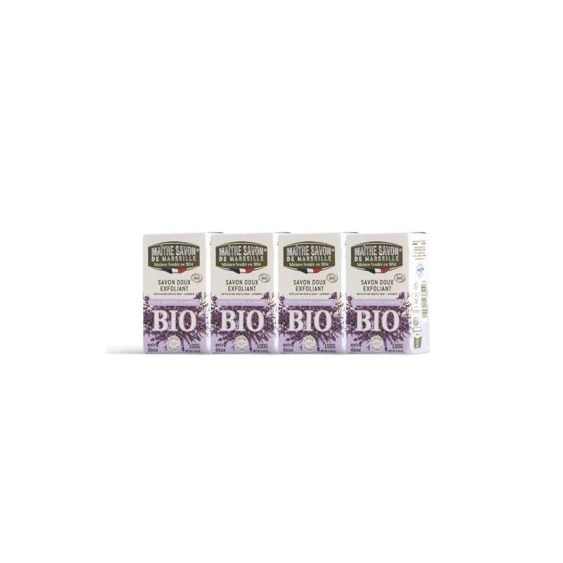 [Value Set of 4] Maitre Savon de Marseille Savon de