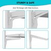 STORKING 2-Pack Garage Shelf 8 x 32 inches, Wall Mounted