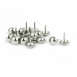 Upholstery Chrome Pin Strip, Decorative,Nails, Pin, Stud, Fixings, Silver with Nails, 5 Meters
