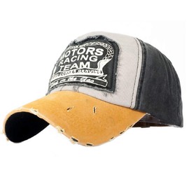 Tuopuda Baseball Cap Retro Vintage Baseball Cap Motors Racing Motorcycle Snap Back Baseball Cap Outdoor Unisex -