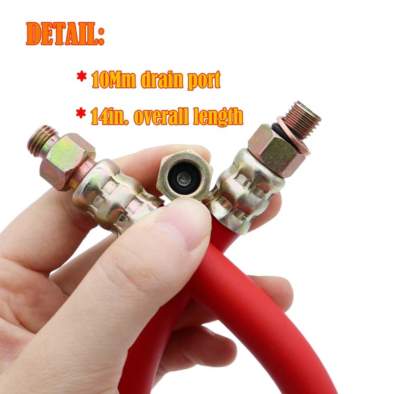 Oil Changing Drain Port Hose HON1010 (10mm) Fits Hon-da G100,