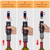 Electric Opener Set With Base, Accessories Including Rechargeable Corkscrew, Aerator,
