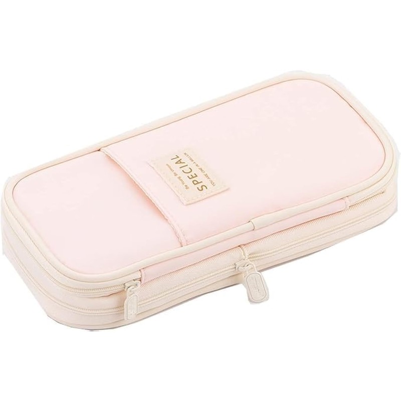 Arnuixty Large Storage Pencil Case Pen Bag with Zipper Big