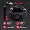 BDFHYK 25FT 5/16" ID PTFE Fuel Line Kit 6AN PTFE