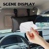 Lyxheth Car Tissue Holder, Tissue Box for Car, PU Leather