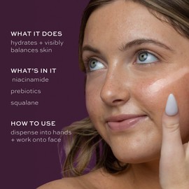 ITK Skincare Prebiotic Gel Face Moisturizer For Oily, Acne Prone Skin - Niacinamide + Squalane + Cucumber Extract - Hydrate + Energize Skin - Dark Spot Corrector For Face - Vegan + Cruelty Free