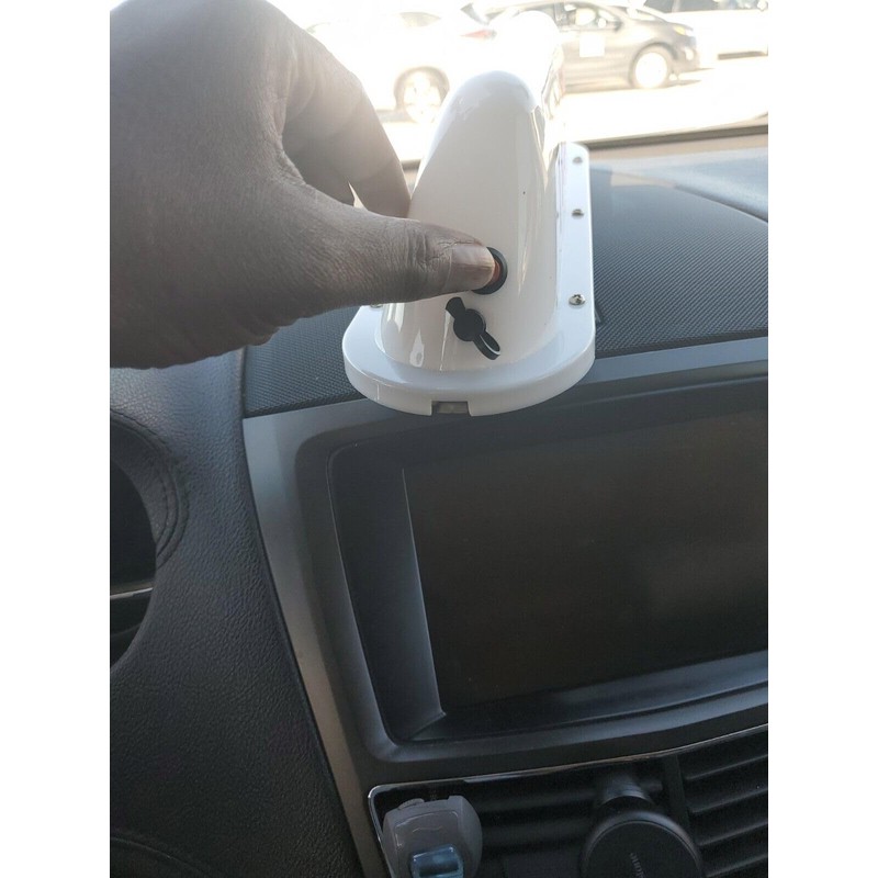 ABUKALIXIN TAXI Logo Sign Top LED Light Roof Drivers Battery