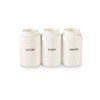 Farmhouse Ceramic Triple Utensil Holder