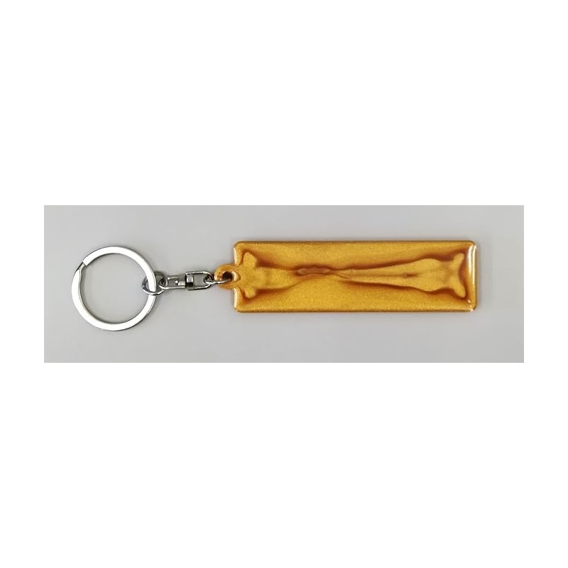 BEET JAPAN 0709-BJ1-00 Rubber Key Holder, Black/Gold
