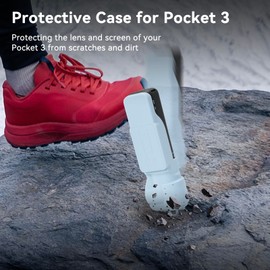 UTEBIT Screen Protective Cover for DJI Osmo Pocket 3 Accessories for DJI Pocket3 Camera Lens Cap Hard Case with Soft Lining, Compact, Quick Open/Close, Blue