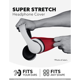 Mimimamo Super Stretch Headphone Cover M Size (Black)