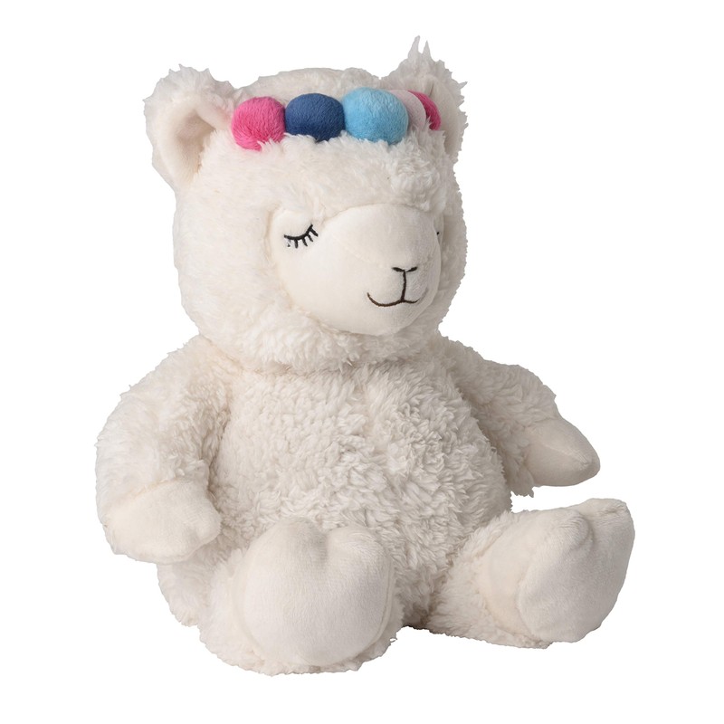 Warmies® Warming Cushion/Stuffed Toy Alpaca Millet Lavender Filling 35 cm