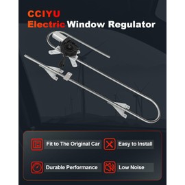 cciyu 741-5404 Power Window Regulator Whit Motor fit for Kenworth T600A 2005-2007 Front Right Passenger Side