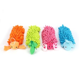 4Pcs/Set Chenille Cartoon Absorbent Hand Towel Hanging Towels Set for Home Kitchen Bathroom