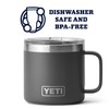 YETI Rambler 10 oz Stackable Mug, Vacuum Insulated, Stainless Steel