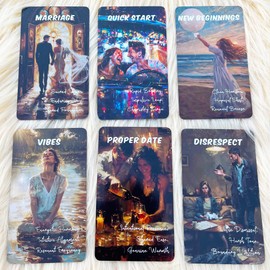 EMPATHSOUL Oracle Cards Deck 54 Cards for Beginners, Relationship and Love Oracle Cards for Dating, Breakups and Healing, Emotional Clarity, Self Awareness, Shadow Work and Personal Growth