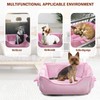 pawstrip Pink Dog Bed Princess Puppy Bed for Small Dogs