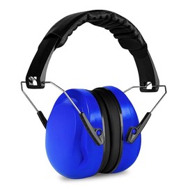 Ear Muffs for Kids Ear Protection, Noise Cancelling Headphones for Kids,Autism, with Adjustable Head Band, Ear Protection for Kids Football Game, Concerts, Air Shows, Fireworks (Dark Blue)