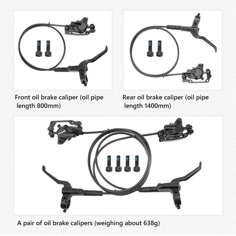 MTB Hydraulic Disc Brakes Aluminum Alloy Hydraulic Brake Set Bike