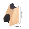 Wooden Guitar Neck Rest 2 Different Heights Non Slip Neck