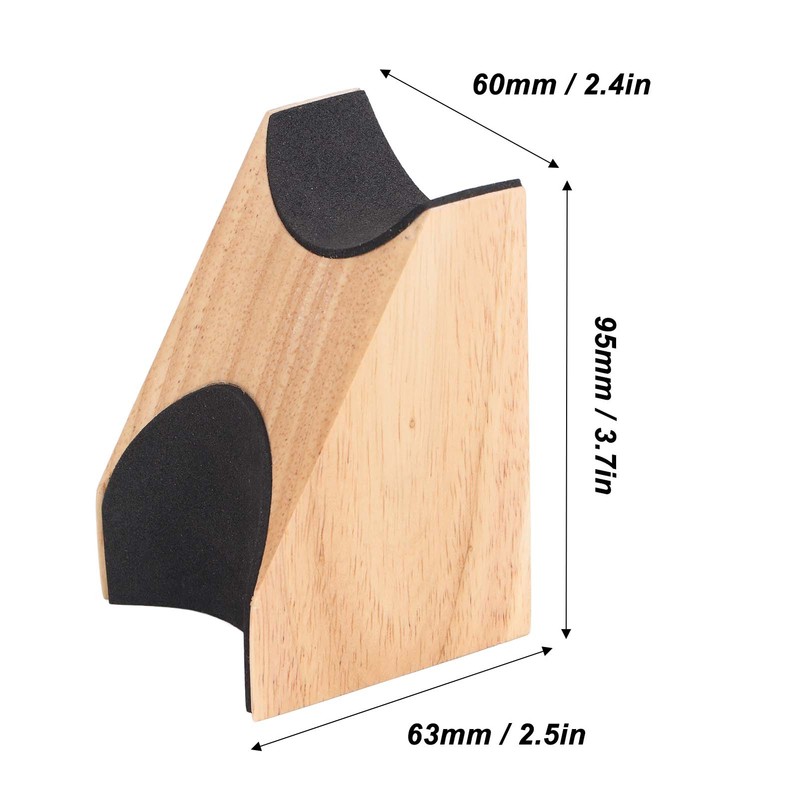 Wooden Guitar Neck Rest 2 Different Heights Non Slip Neck