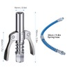 ALXBSONE Grease Gun Coupler, Double Handle Grease Nozzle Coupler, 10000
