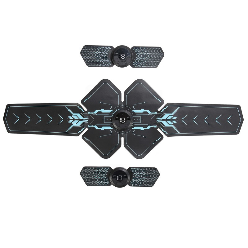 EMS Wireless Muscle Stimulator Unisex Abdominal Toner for Abdomen Back