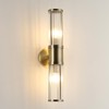 ECOBRT Glass Rods Wall Light Fixture Indoor Antique Bronze Bathroom