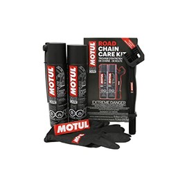 MOTUL 109767 Motorcycle Chain Clean Lube Kit C1 C2 Complete MC Care System Road Street