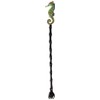 Hand Painted Back Scratcher Green Seahorse Bird 18"
