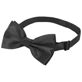 Time to Sparkle Bow Tie Mens Bowties Pre-tied Shape Clip on Bowtie Solid Men Formal Wear for kids, baby boys, toddler any age bow ties Black