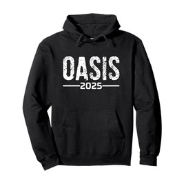 Oasis 2025 Vacation California CA Vintage Retro Souvenirs Pullover Hoodie