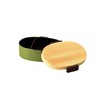 Tatsumiya 30432 Tight Grain Oval Bento Box, Hinoki Green, Large