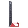 Woodworking Straight Angle Ruler 30° 45° 90° 3mm Thickness Adjustable
