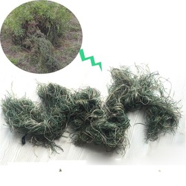 Dwellia Ghillie Suit Material, 120cm, Synthetic, Lightweight Thread for DIY Ghillie Suit