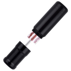 Tubeless Bike Tire Repair Kits，for Road Bicycle and Mountain Bike MTB Tires Fix a Puncture or Flat, Includes Storage Canister Plugger Tool with Plugs, 5 Bacon Strips