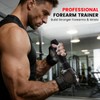 LIZAAL Forearm Strengthener, Adjustable All-Metal Grip Strength Trainer, Wrist Roller