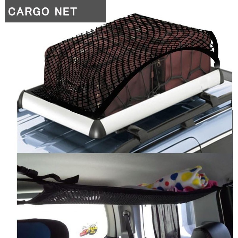 32x24in Premium Quality Adjustable Elastic Cargo Net Universal Stretchable Truck