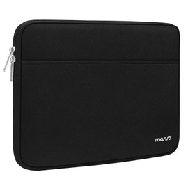 MOSISO Laptop Case 13-14 inch, 13.3 inch Laptop Sleeve Bag Compatible with MacBook Air 13.6/Pro 13/Pro 14 M5 M4 M3 M2 M1,HP Dell ASUS Lenovo,Neoprene Carrying Case with Horizontal Pocket, Black