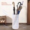 BEWBBAT Umbrella Stand Rack for Entryway, Free Standing Metal Umbrella