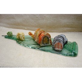 Dragonfly Embossed Green Tint Wine Bottle Melted Flat UpCycled as Cheese Platter Serving Tray