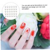 FOMIYES 30pcs Elegant Crown Rhinestone Nail Art Charms Alloy Manicure