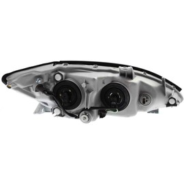 For Toyota Camry 2005 2006 Headlight Assembly Driver Side | 4 Bulb | Chrome | CAPA | Replacement For TO2502155, TO2502155C | 615343199597, 8115006180