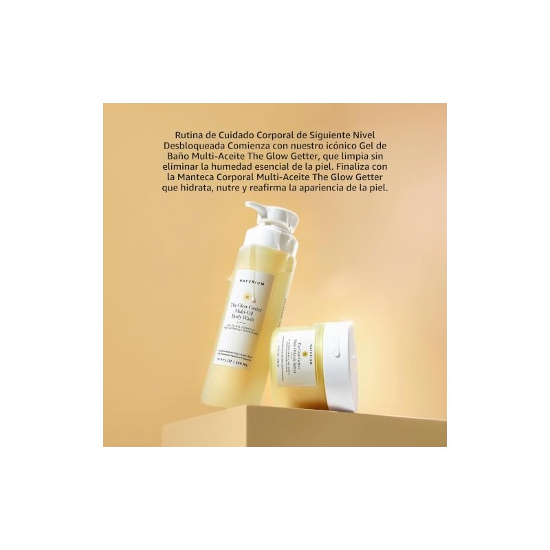Naturium Manteca Corporal Batida Multiaceite Glow Getter, Crema Reafirmante Y
