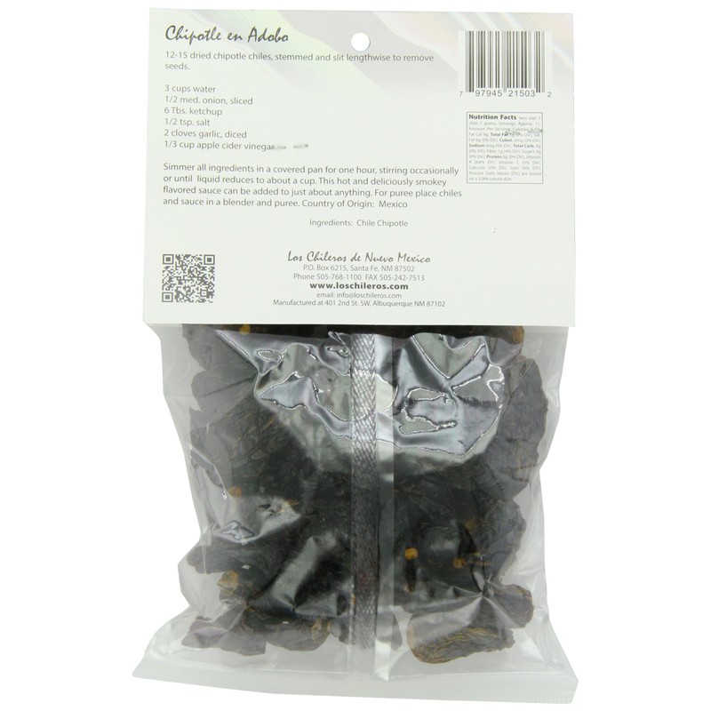 Los Chileros Whole Chile Chipotle, Dark Red, 3 Ounce